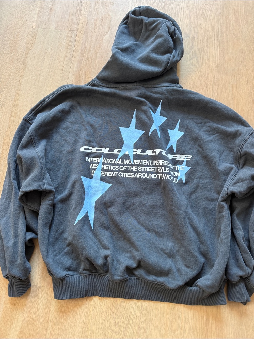 Men's Cold Culture Charcoal Gray Hoodie - Picture 3 of 3